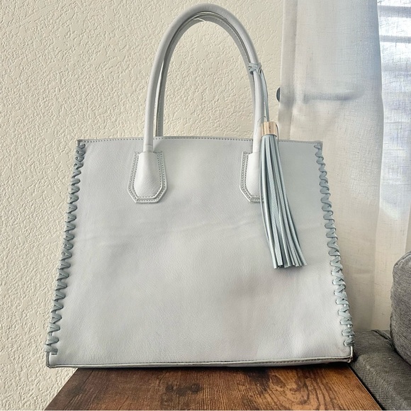 Pale Blue Tote Bag - Picture 3 of 5
